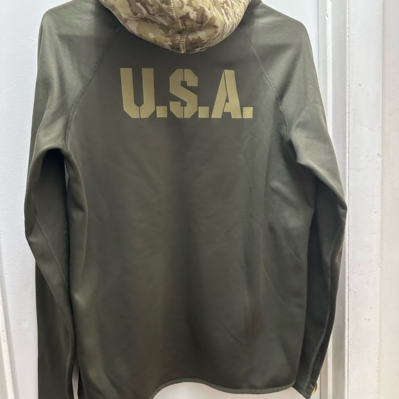 Nike Seattle Seahawks Size Medium Salute To Service Hoodie Military NFL - Picture 2 of 9